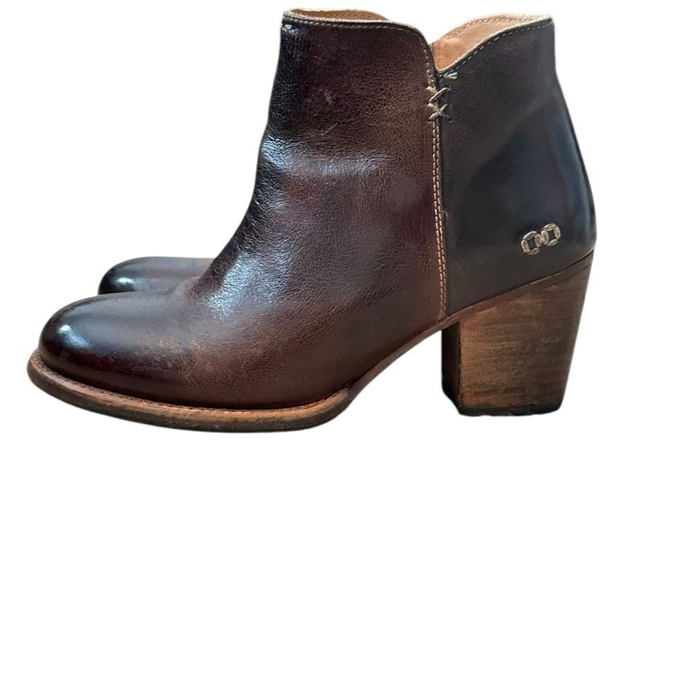 Bedstu Yell 7 Leather Booties in Black Teak | Size 9 - Picture 7 of 12